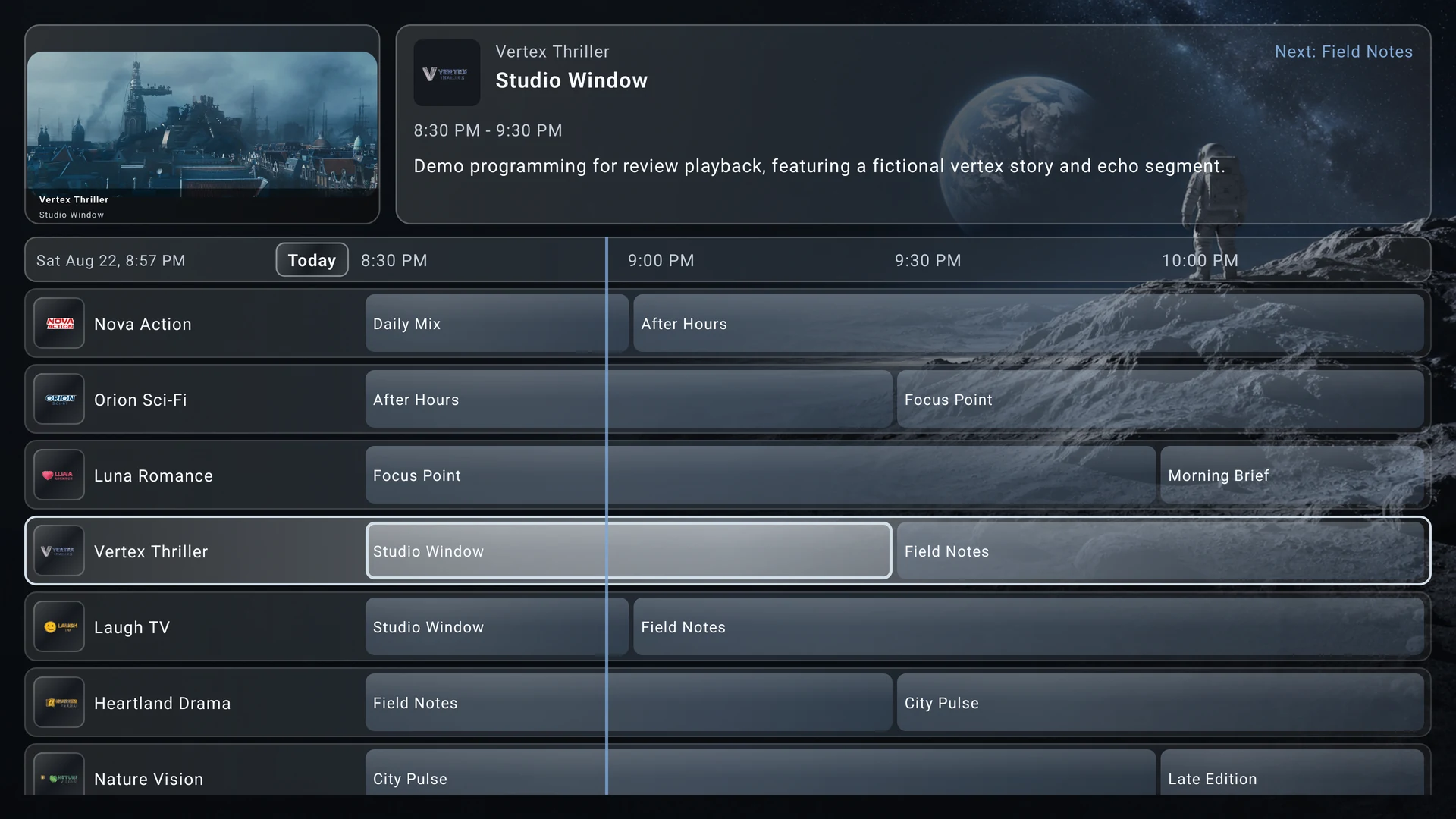 Space-themed Other Mates guide style